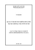 Luận văn Thạc sĩ Quản lý kinh tế: Quản lý thanh toán không dùng tiền mặt qua Kho bạc Nhà nước Hà Nội