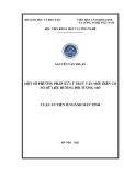 Luận án Tiến sĩ ngành Máy tính: Một số phương pháp xử lý truy vấn mới trên cơ sở dữ liệu hướng đối tượng mờ