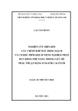 Luận án Tiến sĩ Y học: Nghiên cứu biến đổi các chỉ số khí máu động mạch và cơ học phổi khi áp dụng nghiệm pháp huy động phế nang trong gây mê phẫu thuật bụng ở người cao tuổi