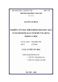 Luận án Tiến sĩ Y học: Nghiên cứu đặc điểm hình thái đầu mặt ở người Kinh 18-25 tuổi để ứng dụng trong Y học