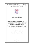 Luận án Tiến sĩ Y học: Đánh giá kết quả can thiệp bằng stent phủ thuốc không polymer   biofreedom ở bệnh nhân động mạch vành