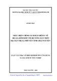 Luận văn Thạc sĩ Kinh tế: Thực hiện chính sách bảo hiểm y tế hộ gia đình đối với hộ nông dân trên địa bàn thị xã Phổ Yên tỉnh Thái Nguyên