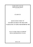 Luận văn Thạc sĩ Quản lý kinh tế: Quản lý dự án đầu tư xây dựng sử dụng vốn Nhà nước tại quận Bắc Từ Liêm, thành phố Hà Nội