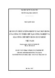 Luận văn Thạc sĩ Quản lý kinh tế: Quản lý chất lượng dịch vụ sau bán hàng của Công ty TNHH Chế tạo công nghiệp và Gia công chế biến hàng xuất khẩu Việt Nam