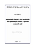 Luận án Tiễn sĩ Y học: Nghiên cứu mức độ biểu hiện và giá trị chẩn đoán, tiên lượng của một số microRNA ở bệnh nhân nhiễm khuẩn huyết