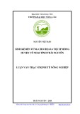 Luận văn Thạc sĩ Kinh tế nông nghiệp: Sinh kế bền vững cho hộ dân tộc H’Mông huyện Võ Nhai, tỉnh Thái Nguyên