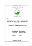 Khoá luận tốt nghiệp Đại học: Đánh giá hiệu quả kinh tế sản xuất Trà hoa vàng tại HTX Hòa Thịnh – xã Nghĩa Tá - huyện Chợ Đồn tỉnh Bắc Kạn