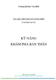 Tài liệu môn học Kỹ năng mềm: Kỹ năng khám phá bản thân