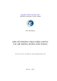 Tóm tắt Luận án Tiến sĩ: Một số phương pháp kiểm chứng các hệ thống hướng đối tượng