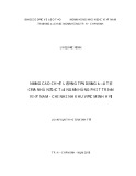 Luận văn Thạc sĩ Kinh tế: Nâng cao chất lượng tín dụng đầu tư của Nhà nước tại Ngân hàng Phát triển Việt Nam - Chi nhánh Khu vực Minh Hải