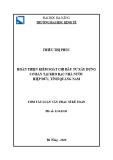 Tóm tắt Luận văn Thạc sĩ Kế toán: Hoàn thiện kiểm soát chi đầu tư xây dựng cơ bản tại Kho bạc Nhà nước Hiệp Đức, tỉnh Quảng Nam