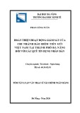 Tóm tắt Luận văn Thạc sĩ Tài chính ngân hàng: Hoàn thiện hoạt động giám sát của Chi nhánh Bảo hiểm tiền gửi Việt Nam tại Thành phố Đà Nẵng đối với các Quỹ tín dụng nhân dân