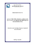 Tóm tắt Luận văn Thạc sĩ Quản lý kinh tế: Quản lý nhà nước về phòng, chống buôn lậu và gian lận thương mại trên địa bàn thành phố Đà Nẵng