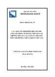 Tóm tắt Luận văn Thạc sĩ Kế toán: Các nhân tố ảnh hưởng đến mức độ công bố thông tin rủi ro trên báo cáo thường niên của các công ty niêm yết trên thị trường chứng khoán Việt Nam