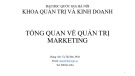 Bài giảng Tổng quan về quản trị marketing - Ph.D Tạ Thị Đào