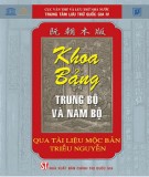 Mộc bản Triều Nguyễn: Khoa bảng Trung Bộ và Nam Bộ - Phần 1