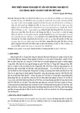 Phát triển thanh toán điện tử gắn với thương mại điện tử của Trung Quốc và hàm ý đối với Việt Nam