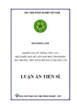 Luận án Tiến sĩ Kỹ thuật: Nghiên cứu hệ thống thủy lực điều khiển neo giữ liên hợp máy lâm nghiệp khi làm việc trên vùng đồi núi có độ dốc lớn