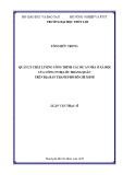 Luận văn Thạc sĩ Quản lý xây dựng: Quản lý chất lượng công trình các Dự án Nhà ở xã hội của Công ty Địa ốc Hoàng Quân trên địa bàn thành phố Hồ Chí Minh