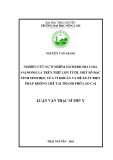 Luận văn Thạc sĩ Thú y: Nghiên cứu sự ô nhiễm Escherichia coli và Salmonella trên thịt lợn tươi, một số đặc tính sinh học của vi khuẩn và đề xuất biện pháp khống chế tại thành phố Lào Cai