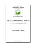 Luận văn Thạc sĩ Thú y: Nghiên cứu tình hình nhiễm giun tròn đường tiêu hóa ở lợn nuôi bán chăn thả tại tỉnh Lào Cai và biện pháp phòng trị