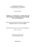 Luận văn Thạc sĩ Kỹ thuật: Nghiên cứu ảnh hưởng của biện pháp thi công hố đào sâu đến độ lún công trình lân cận ở Hải Phòng