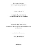 Luận văn Thạc sĩ Kỹ thuật: Ổn định của công trình có xét đến yếu tố ngẫu nhiên