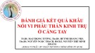 Bài giảng Đánh giá kết quả khâu nối vi phẫu thần kinh trụ ở cẳng tay