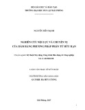 Luận văn Thạc sĩ Kỹ thuật: Nghiên cứu nội lực và chuyển vị của dầm bằng phương pháp phần tử hữu hạn