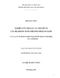 Luận văn Thạc sĩ Kỹ thuật: Nghiên cứu nội lực và chuyển vị của hệ khung bằng phương pháp so sánh