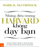 Ebook Một số điều trường Harvard không dạy bạn: Phần 1