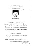 Luận văn Thạc sĩ Kỹ thuật: Ứng dụng phương pháp BENCHMARKING để nâng cao hiệu quả quản lý của ban quản lý dự án các quận huyện tại TP.HCM, nhằm triển khai tốt các dự án đầu tư xây dựng