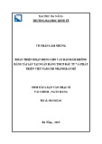 Tóm tắt Luận văn Thạc sĩ Tài chính Ngân hàng: Hoàn thiện hoạt động cho vay bảo đảm không bằng tài sản tại ngân hàng TMCP Đầu tư và Phát triển Việt Nam – Chi nhánh Ban Mê