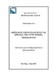 Tóm tắt Luận văn Thạc sĩ Kế toán: Kiểm soát chi ngân sách xã tại Kho bạc nhà nước Đăk Hà