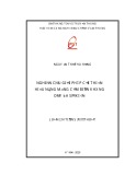 Luận án Tiến sĩ Kỹ thuật: Nghiên cứu giải pháp cải thiện hiệu năng mạng cảm biến không dây đa sự kiện