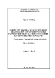 Luận án Tiến sĩ Công nghệ và môi trường: Nghiên cứu giải pháp quản lý tổng hợp chất thải rắn công nghiệp nguy hại ngành cơ khí thuộc các khu công nghiệp tập trung trên địa bàn Hà Nội