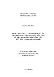 Luận án Tiến sĩ: Nghiên cứu đặc tính sinh học của virus Lùn lúa cỏ (Rice Grassy Stunt Virus) và khả năng truyền bệnh qua rầy nâu (Nilaparvata lugens Stal)