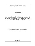 Luận án Tiến sĩ Khoa học vật liệu: Chế tạo và nghiên cứu các tính chất từ, từ điện trở của vật liệu perovskite kép Sr2FeMoO6 pha tạp La và Zn