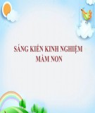 Sáng kiến kinh nghiệm Mầm non: Thiết kế đồ chơi ngôi nhà kĩ năng