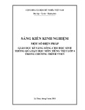 Sáng kiến kinh nghiệm Tiểu học: Một số biện pháp giáo dục kĩ năng sống cho học sinh thông qua dạy học môn Tiếng Việt lớp 4 trong chương trình VNEN