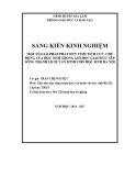 Sáng kiến kinh nghiệm THCS: Một số giải pháp phát huy tính tích cực, chủ động của HS trong giờ học giáo dục nếp sống thanh lịch, văn minh cho học sinh Hà Nội