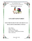 Sáng kiến kinh nghiệm Tiểu học: Một số phương pháp tổ chức trò chơi dân gian trong chương trình thể dục tiểu học