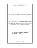 Sáng kiến kinh nghiệm THPT: Đánh giá một số dòng lúa chọn lọc thế hệ R2 có nguồn gốc từ mô sẹo chịu lạnh tại tỉnh Vĩnh Phúc