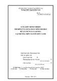 Sáng kiến kinh nghiệm THPT: Sáng kiến kinh nghiệm thí điểm ứng dụng phần mềm Moodle để xây dựng E-learning tại trường THPT Nguyễn Hữu Cảnh