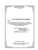 Sáng kiến kinh nghiệm THPT: Vận dụng kiến thức liên môn nâng cao nhận thức và trách nhiệm bảo vệ chủ quyền biển, đảo thông qua hoạt động ngoại khóa cho học sinh trường trung học phổ thông