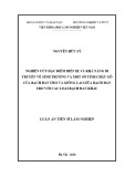 Luận án Tiến sĩ Lâm nghiệp: Nghiên cứu đặc điểm biến dị và khả năng di truyền về sinh trưởng và một số tính chất gỗ của Bạch đàn uro và giống lai giữa Bạch đàn uro với các loài bạch đàn khác