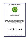 Luận án Tiến sĩ Nông nghiệp: Nghiên cứu bệnh ký sinh trùng đường máu do ve truyền ở đàn bò nuôi tại Ba Vì – Hà Nội và thử nghiệm thuốc diệt ve