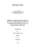Luận án Tiến sĩ Khoa học cây trồng: Nghiên cứu biến dị tế bào soma và xử lý tia gamma trong chọn tạo các dòng đậu nành (Glycine max (L.) Merrill) chống chịu mặn