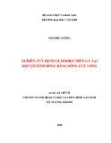 Luận án Tiến sĩ Nông nghiệp: Nghiên cứu bệnh gumboro trên gà tại một số tỉnh đồng bằng sông Cửu Long