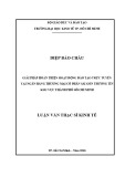 Luận văn Thạc sĩ Kinh tế: Giải pháp hoàn thiện hoạt động đào tạo trực tuyến tại Ngân hàng thương mại cổ phần Sài Gòn Thương Tín khu vực thành phố Hồ Chí Minh